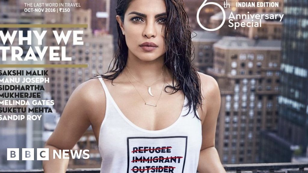 Priyanka Chopra Sorry For Conde Nast Cover 'insulting Refugees' - Bbc News