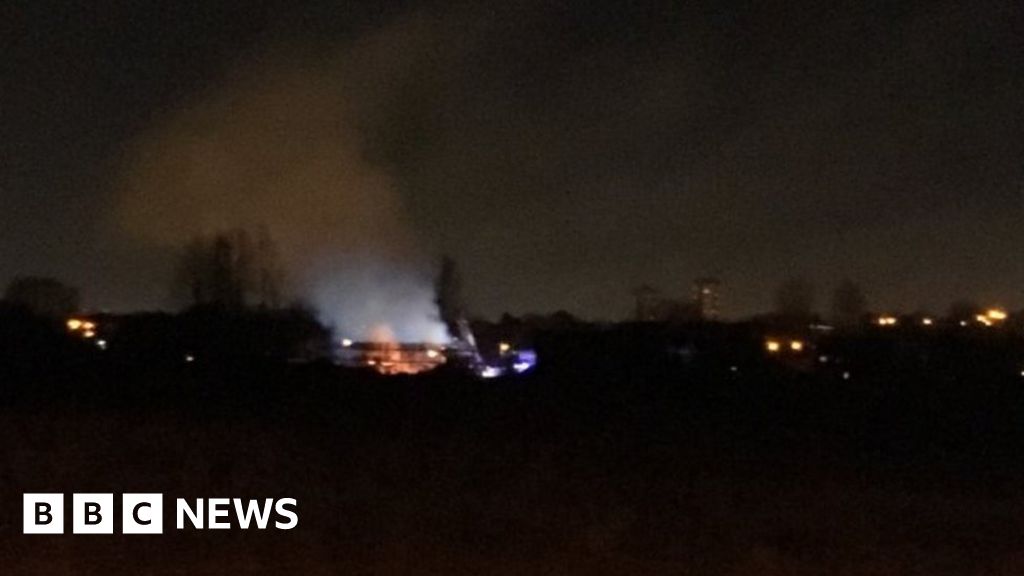 Police treating housing development fire as deliberate BBC News