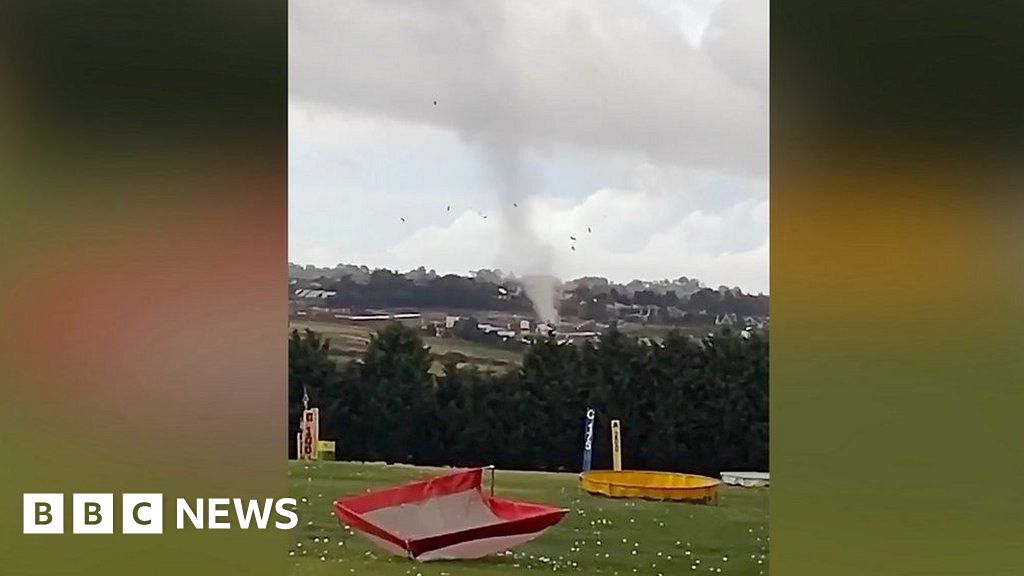 Northamptonshire Tornado Throws Up Trail Of Debris