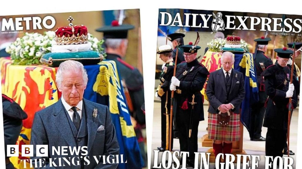 Newspaper headlines: ‘The King’s vigil’ and ‘PM under pressure’