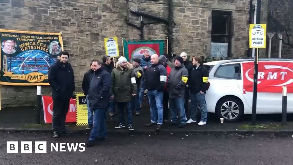 Tyne And Wear Metro Strike Commuters And Shoppers Affected Bbc News