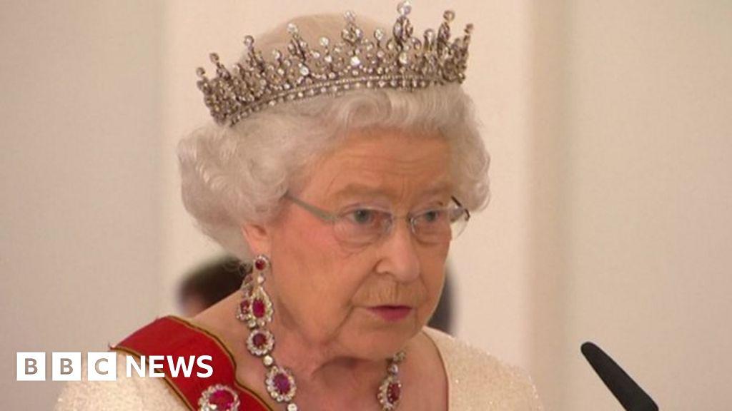 Queen Speaks Of Need For Unity In Europe Bbc News 