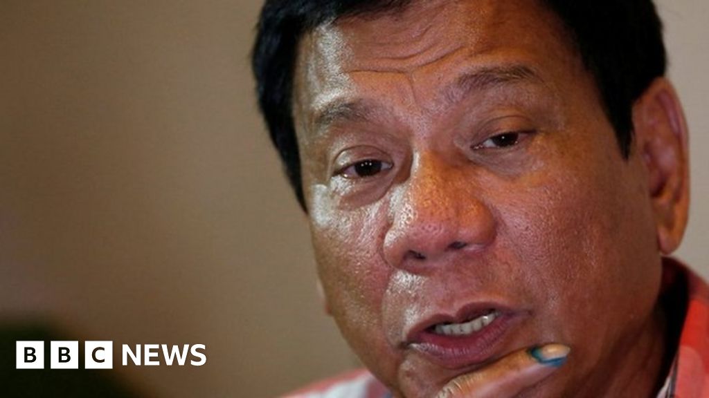 Philippines Election Maverick Rodrigo Duterte Wins Presidency Bbc News