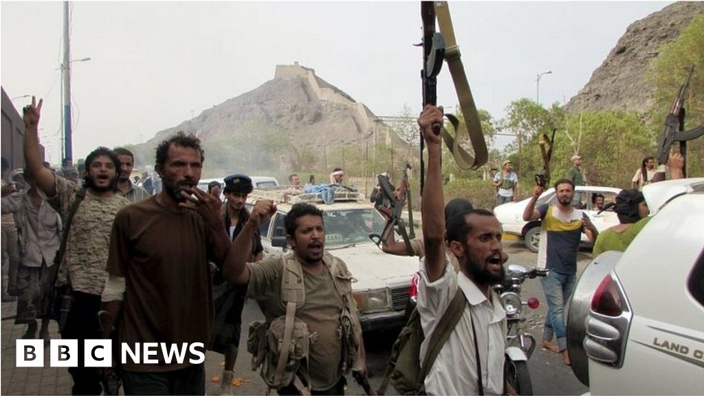 Yemen Aden Liberated From Rebels Exiled Leader Says Bbc News