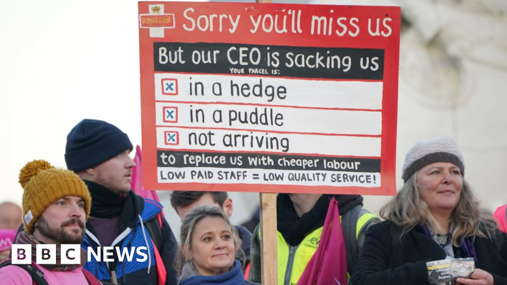 Inside Royal Mail's biggest sorting office on strike day