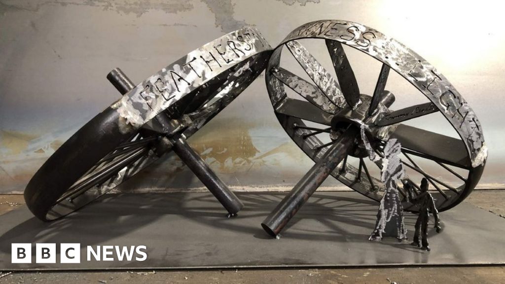 Featherstone sculpture to honour town's mining heritage BBC News