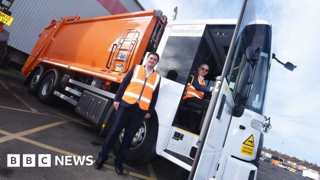 New Middlesbrough bin lorries replace breakdownhit fleet BBC News