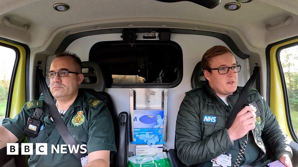 NHS: Ambulance delays as paramedic holds for GP