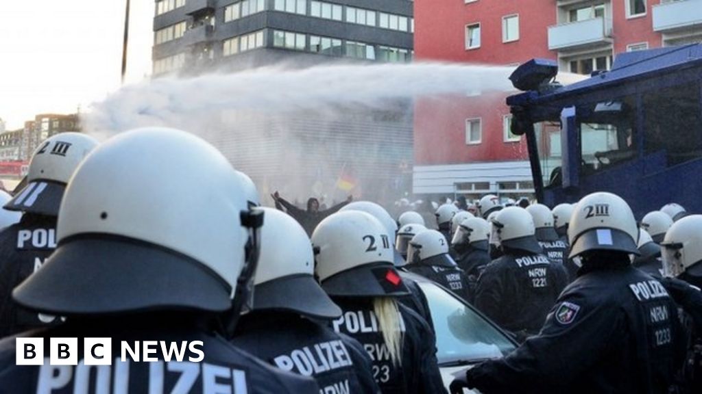 Protests Held In Cologne Over New Year Sex Attacks Bbc News