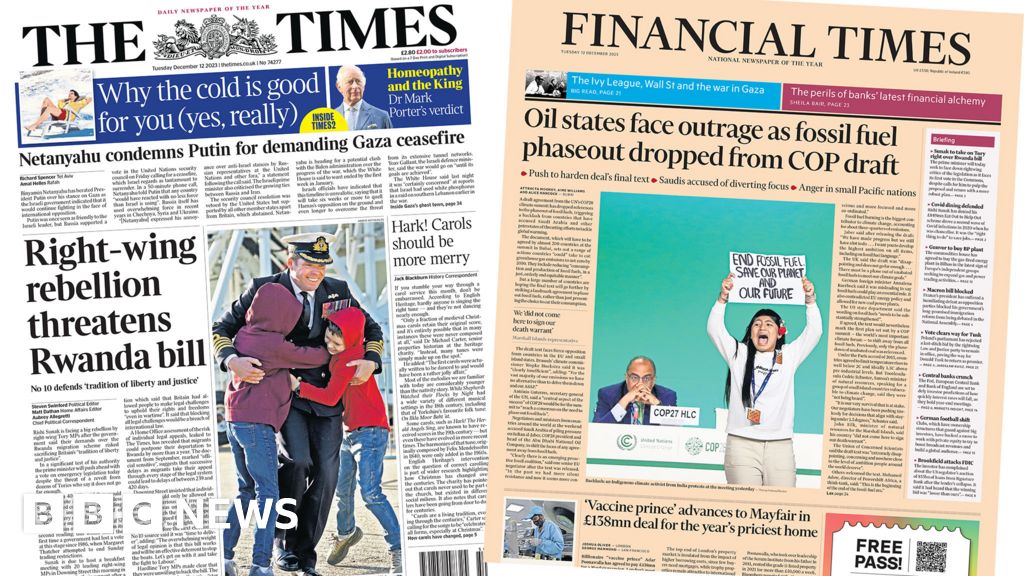 The Papers: Rwanda vote 'down to the wire' amid 'standoff'
