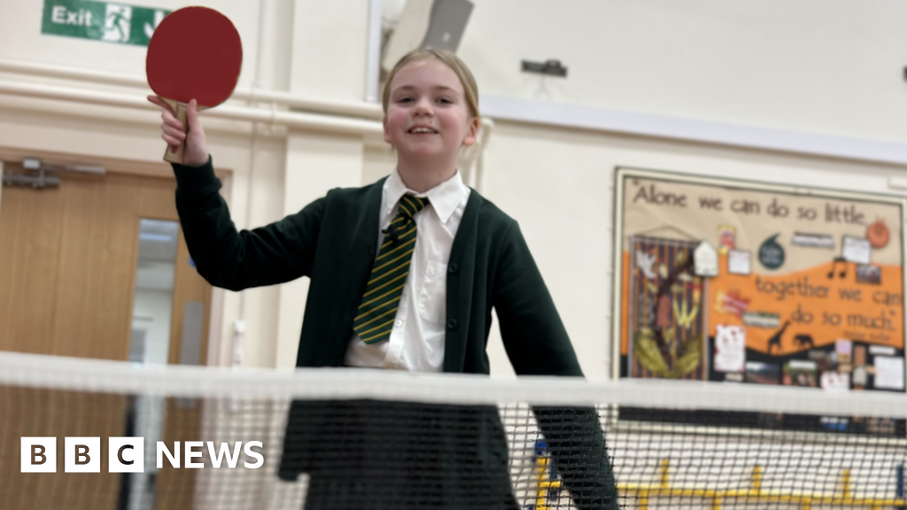 Girl, 11, marks table tennis first in 27 years