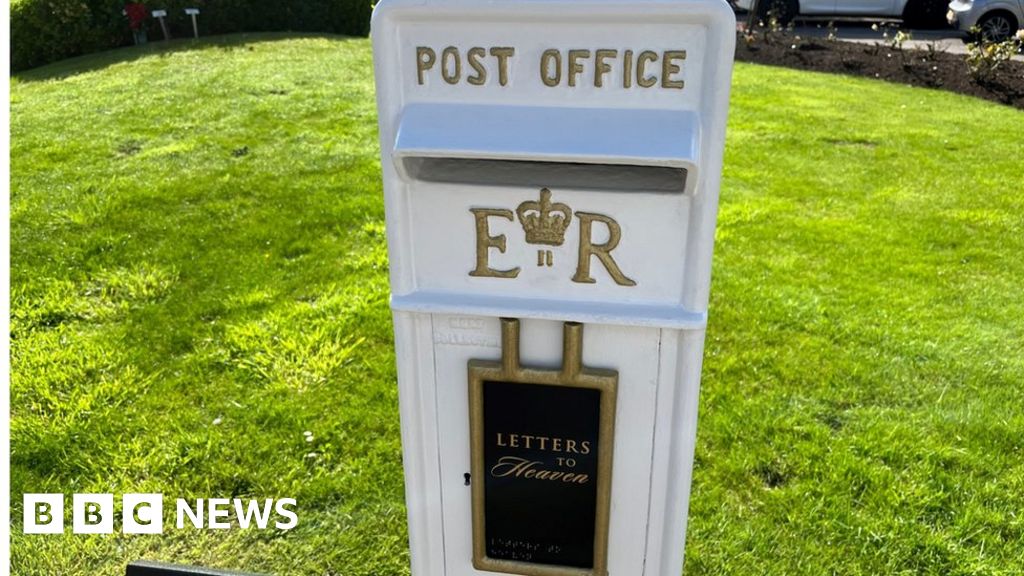 New 'letters to heaven' postbox installed at Jersey Crematorium BBC News