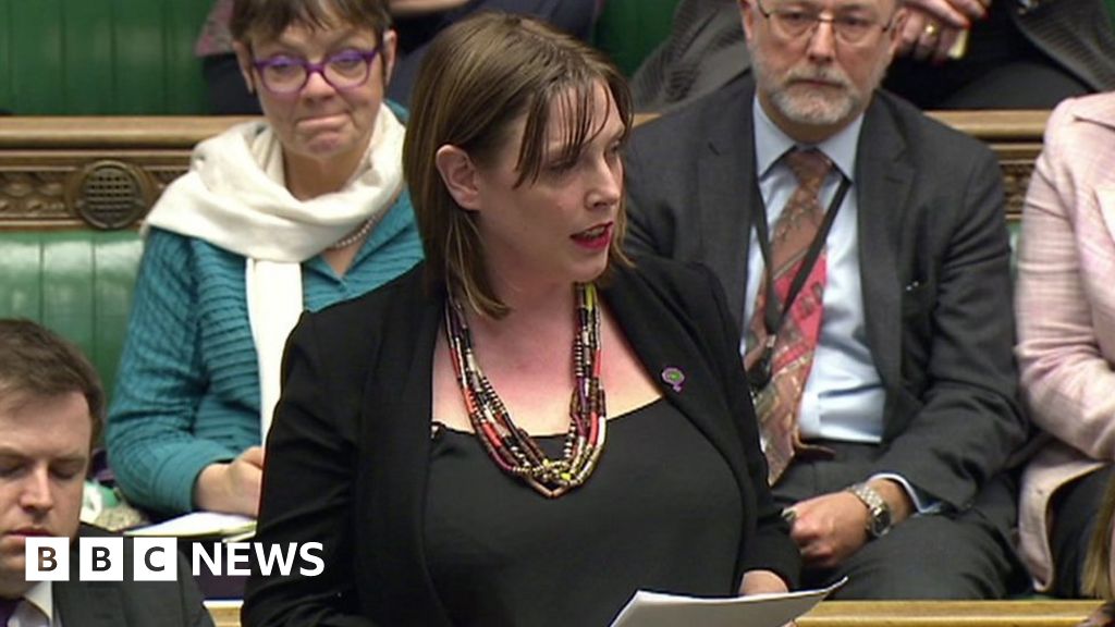 MP Jess Phillips reads out murdered women's names BBC News