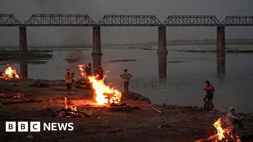 India's holiest river is swollen with Covid victims