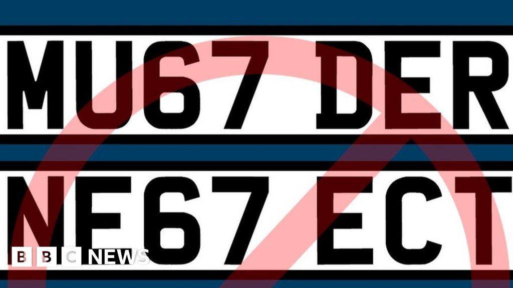 DVLA bans over 300 potentially offensive number plates