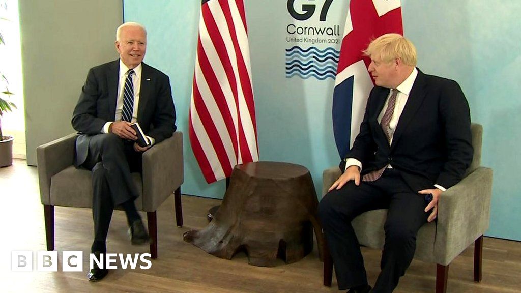 Boris Johnson 'won't Disagree With Joe Biden On Anything'