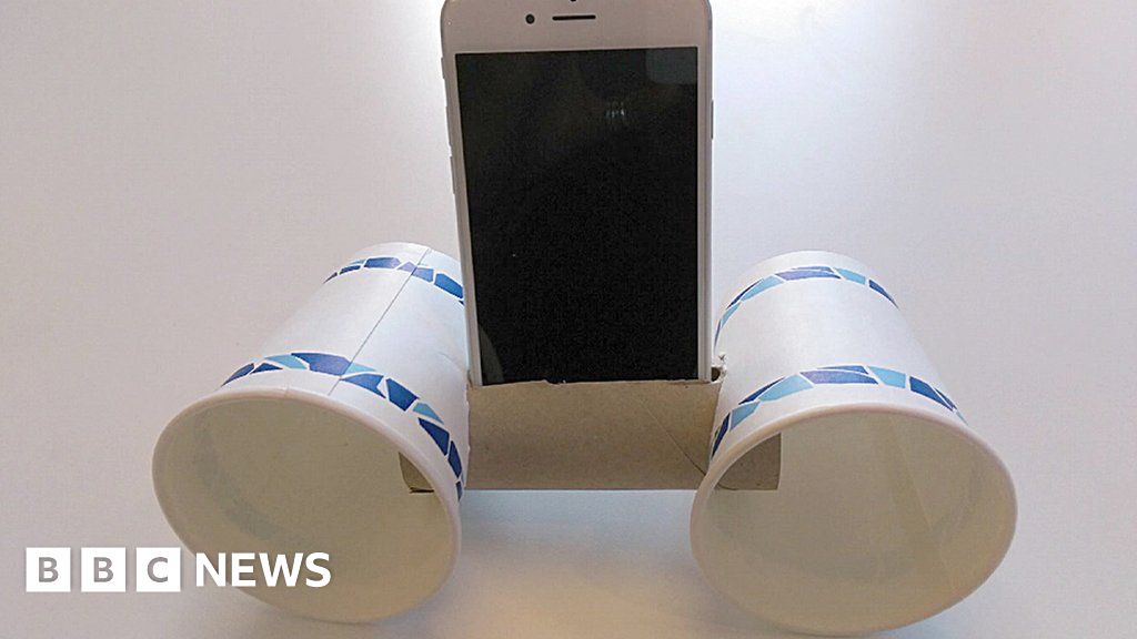 Making phone speakers from cups - BBC News