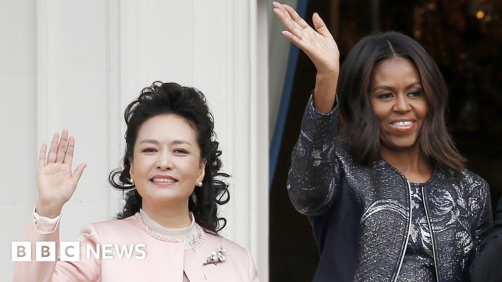 China Media Eagerly Awaits First Ladies Fashion Face Off Bbc News