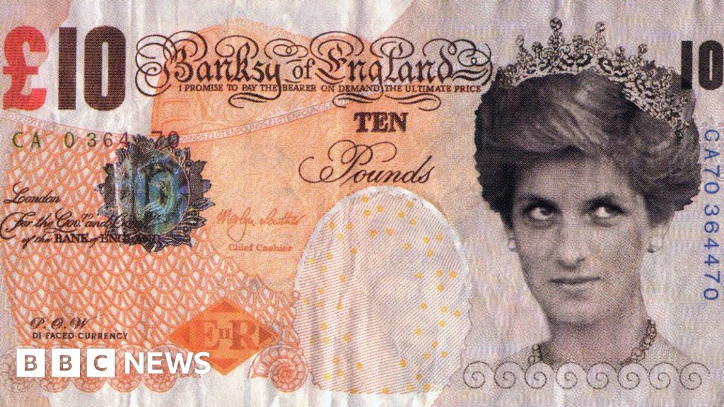 Banksy 'Princess Diana £10 note' donated to British Museum