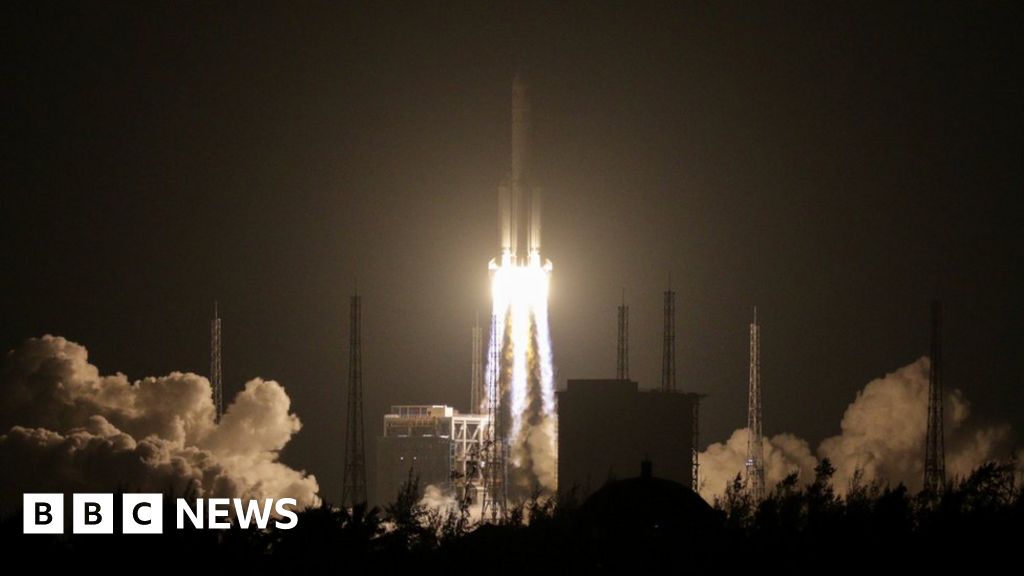 Big Chinese Rocket Makes Maiden Flight - BBC News