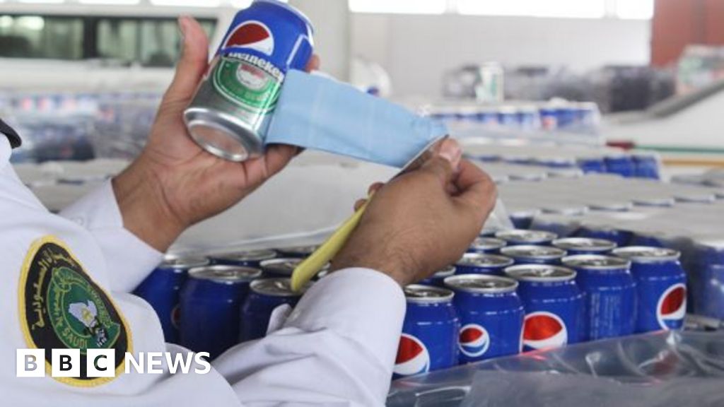 Police in Saudi Arabia stop smugglers with cans of beer disguised as Pepsi BBC News