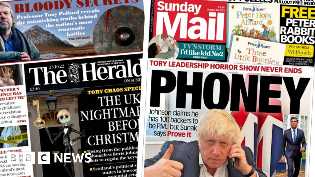 Scotland’s papers: ‘Nightmare’ No10 and Johnson told to prove support