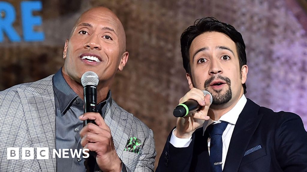 The Rock and Moana's Auli'i Cravalho Compete in an Eyebrow-Raising  Contest—Judged by Lin-Manuel Miranda
