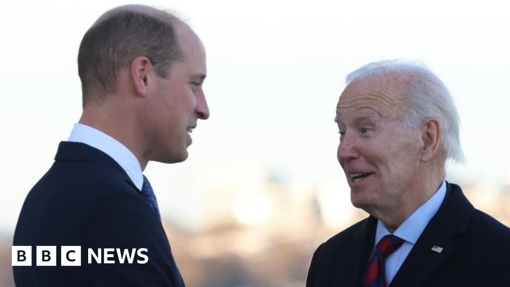 Prince William meets US President Joe Biden ahead of climate prize