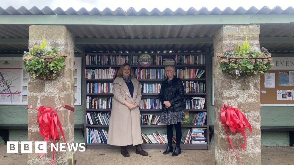 Longhope Bus Stop Transformed Into Community Space Bbc News