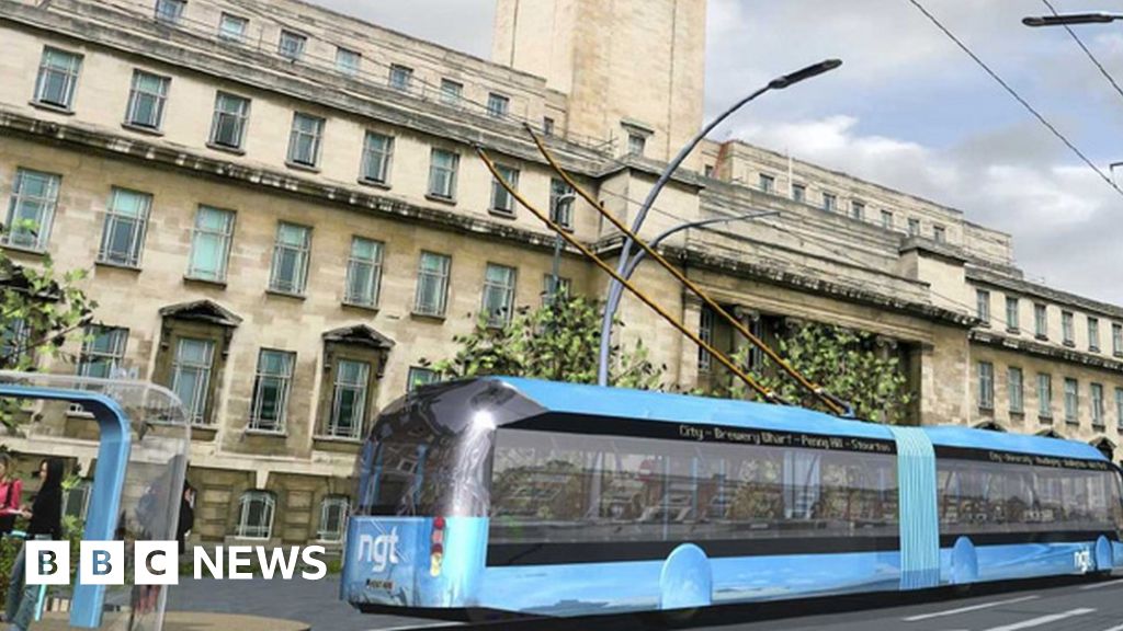 Leeds' £250m trolley bus scheme rejected BBC News