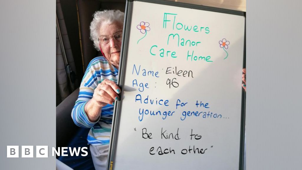 Chippenham care home residents share pearls of wisdom BBC News