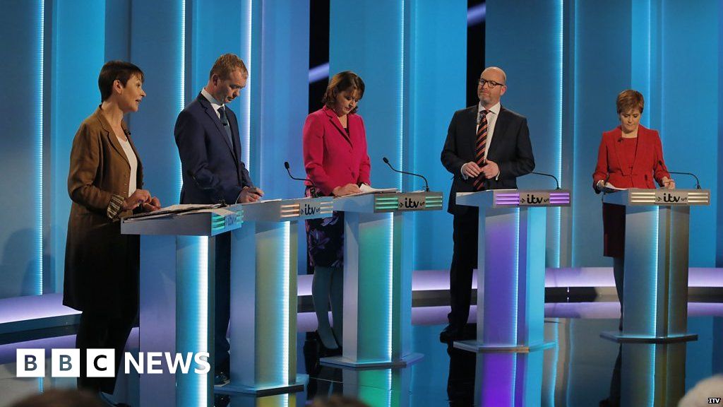 General Election 2017 Leaders Clash In Tv Debate Bbc News 