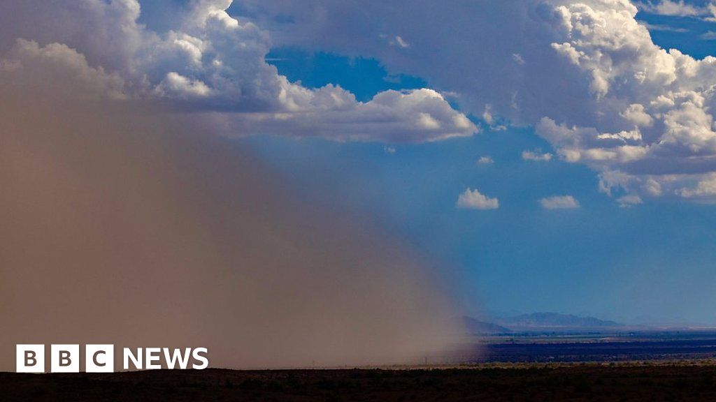 Timelapse captures sandstorm engulfing Phoenix