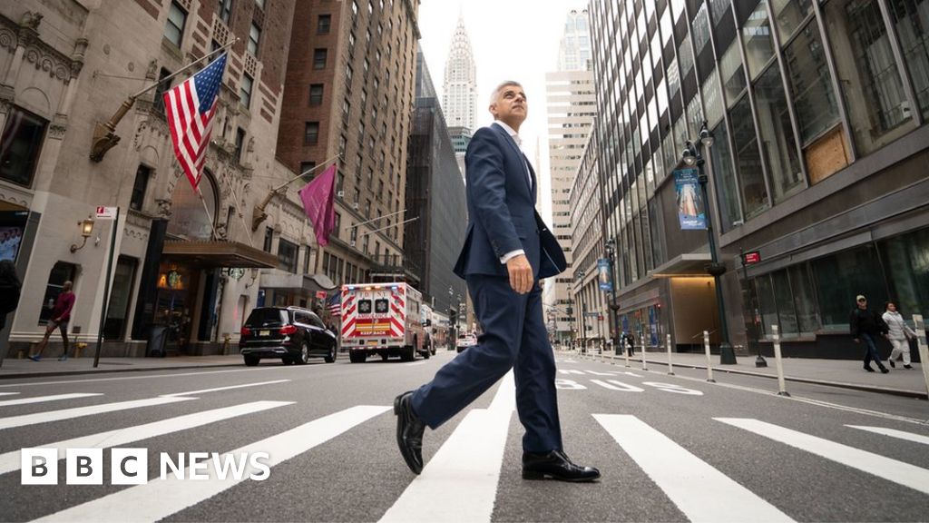 Mayor of London Sadiq Khan begins US tour in New York