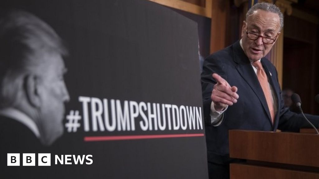 US shutdown: Trump and Democrats blame each other - BBC News