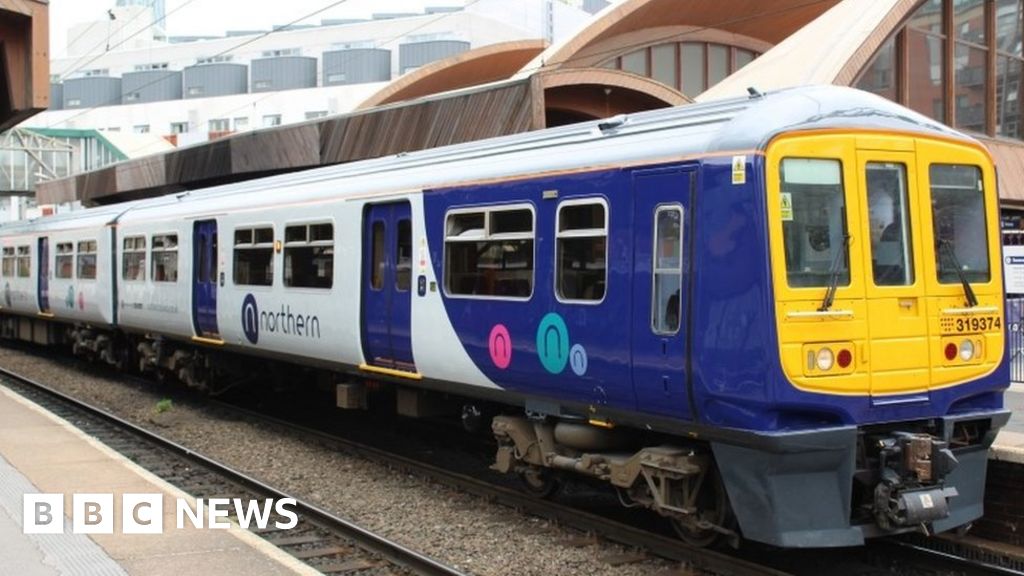 Northern train in Manchester Oxford Road