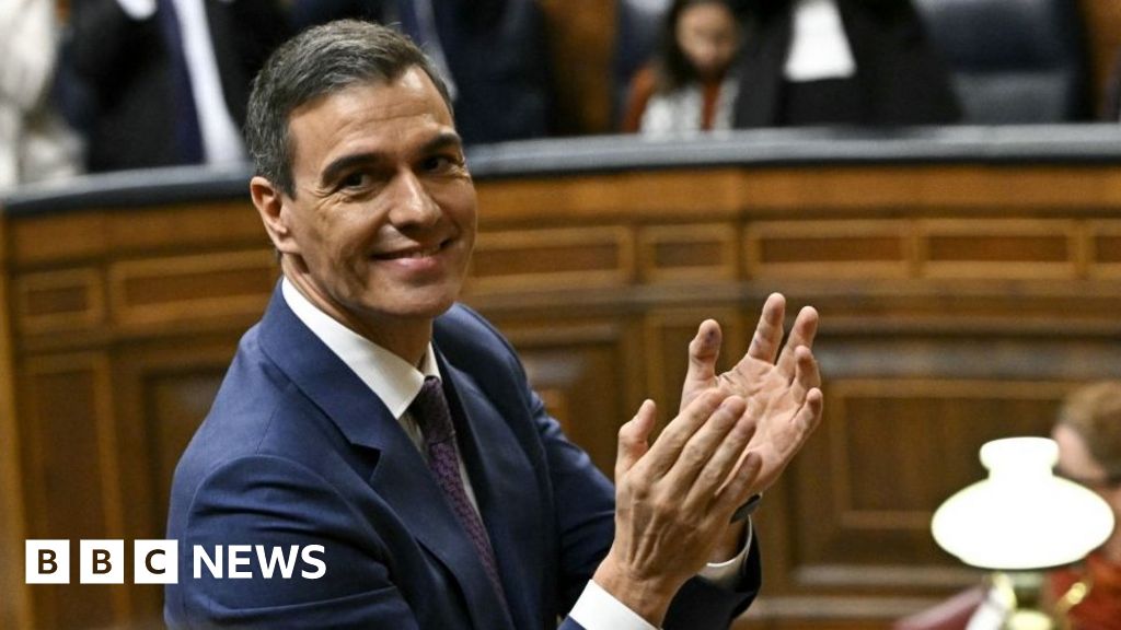De Spanjaard Pedro Sanchez kreeg na het amnestieakkoord een nieuwe termijn als premier