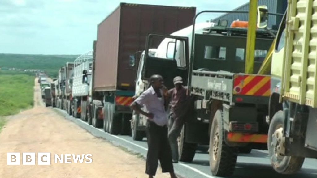 police-deployed-to-ease-kenya-s-three-day-traffic-jam-bbc-news