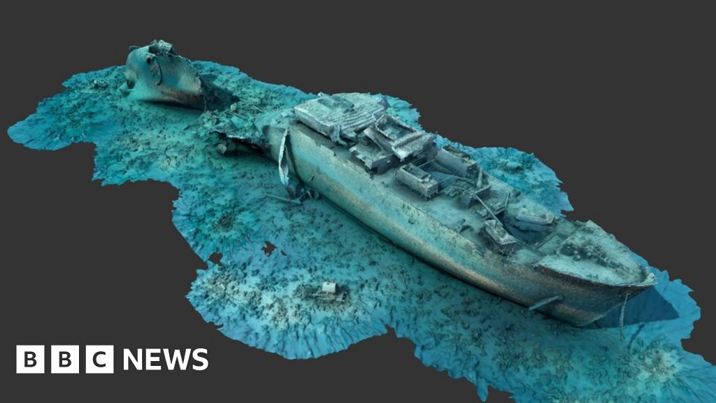 SS Thistlegorm images released by Nottingham University - BBC News