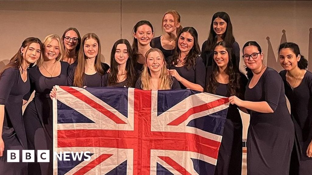 European Choir Games: Crosby Merchant Taylors' School wins gold - BBC News