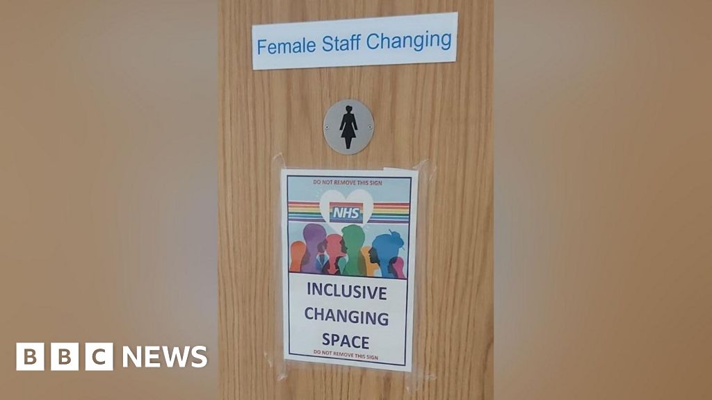 Darlington inclusive changing room poster felt wrong - matron