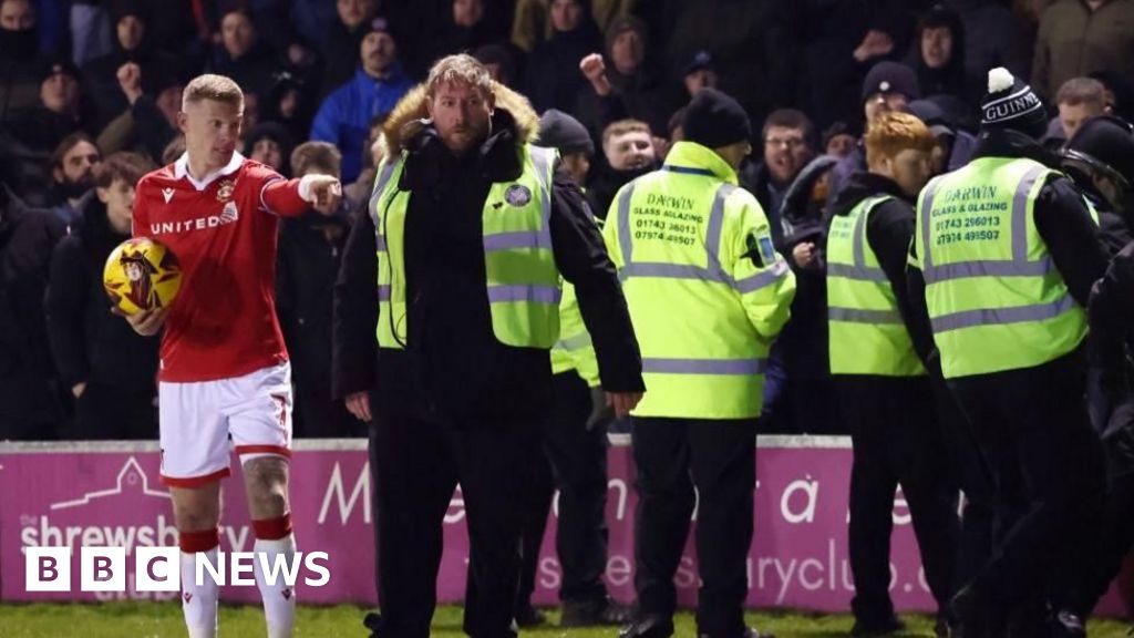 Two Charged Following Pitch Incidents at Shrewsbury, Wrexham Match