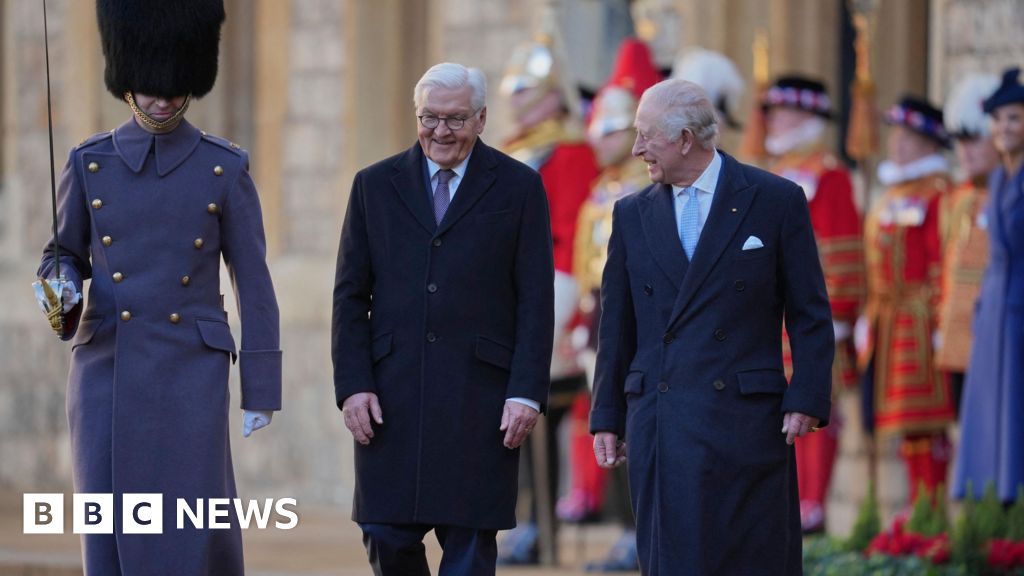 King Charles welcomes German president on first state visit in 27 years