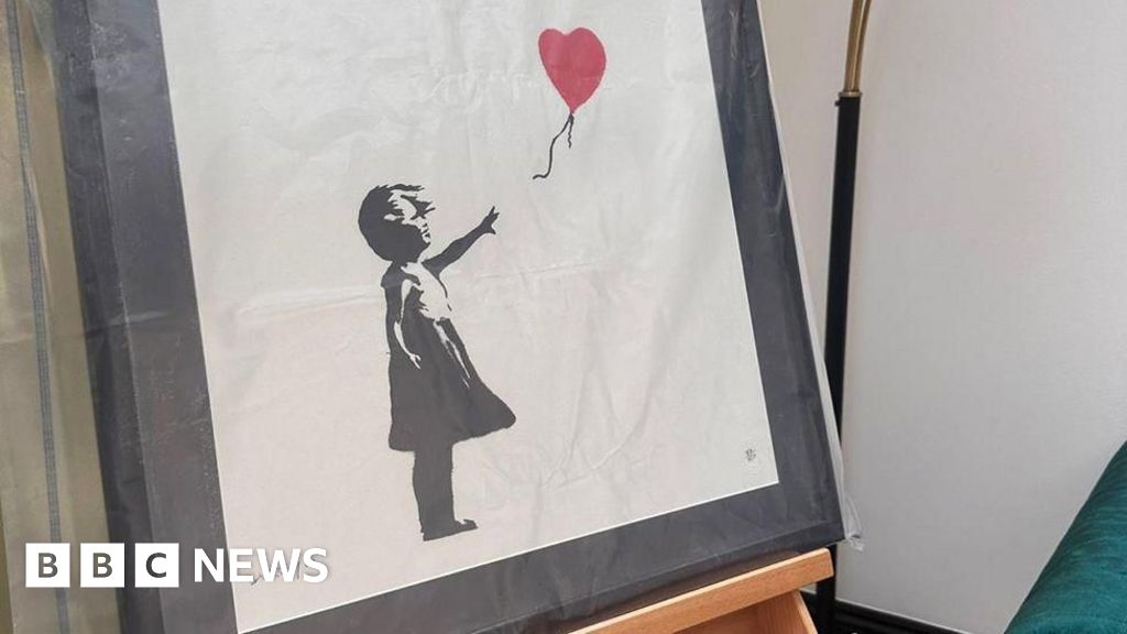 Banksy theft: Two charged over stolen Girl with Balloon artwork