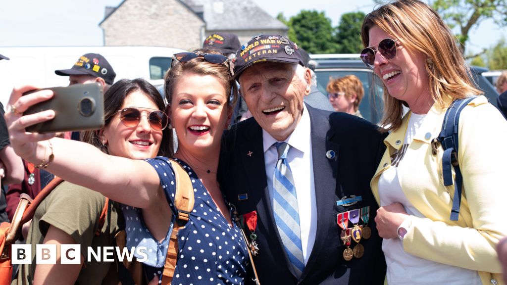 ‘They gave us freedom’ – D-day veterans celebrated in Normandy