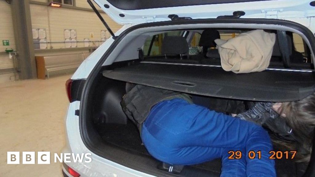 People smugglers who ‘crammed’ migrants in car boot jailed