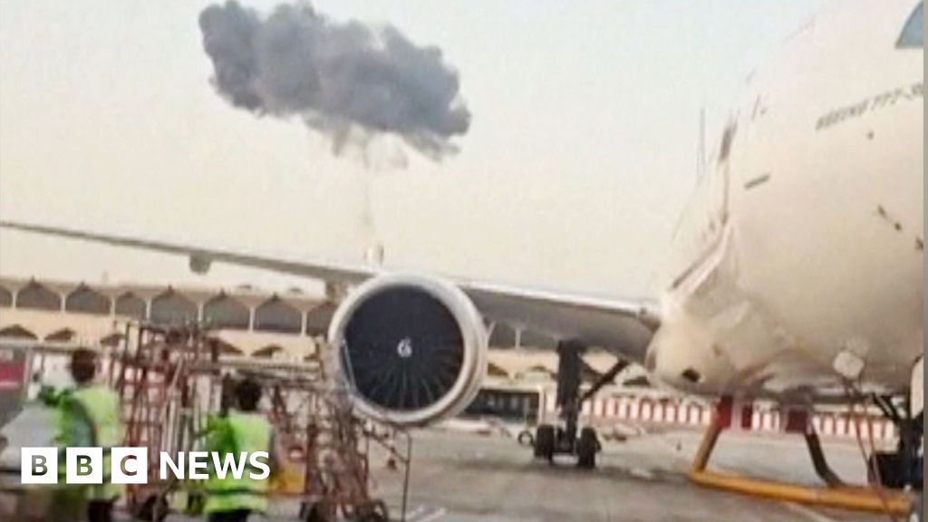 Watch: Moment of drone strike close to Dubai Airport