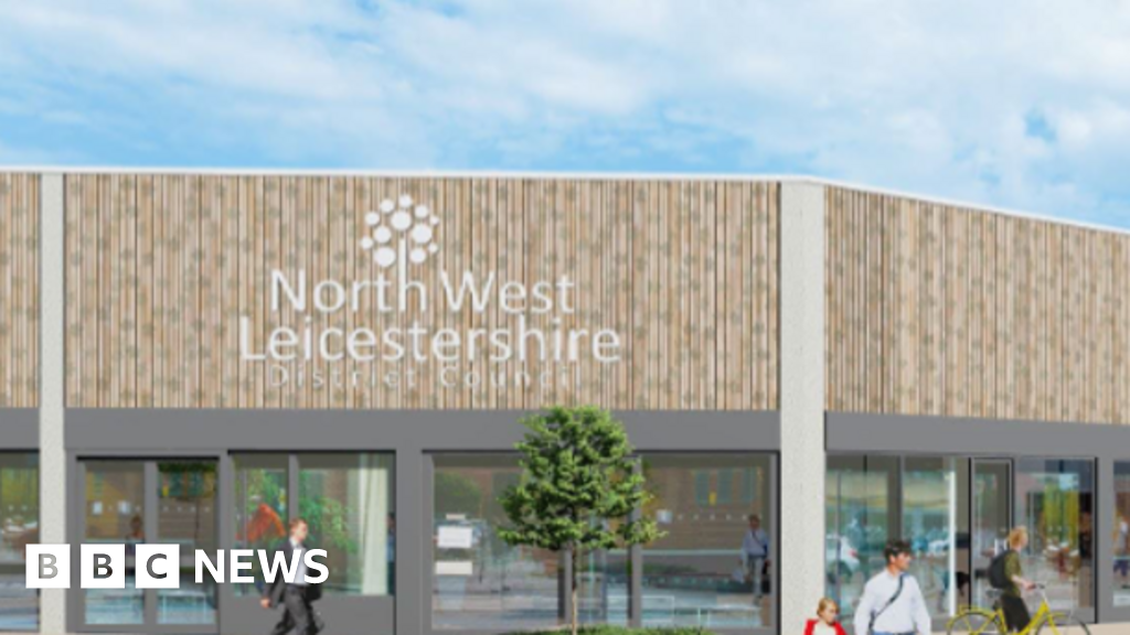 Coalville Work starts on new council customer centre BBC News