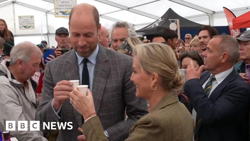 Prince William and Duchess at Royal Cornwall Show