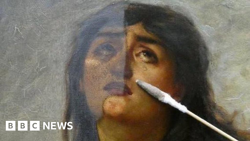 Museum unveils newly restored Widow of Glencoe painting